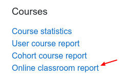 Report page classroom