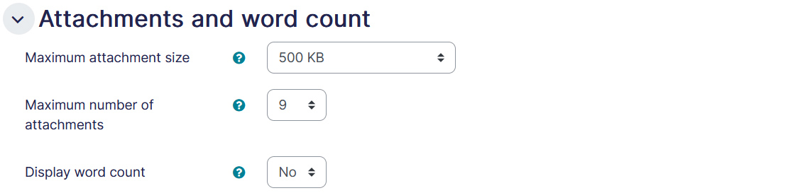 Forum settings attachments tab