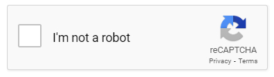 User account creation recaptcha