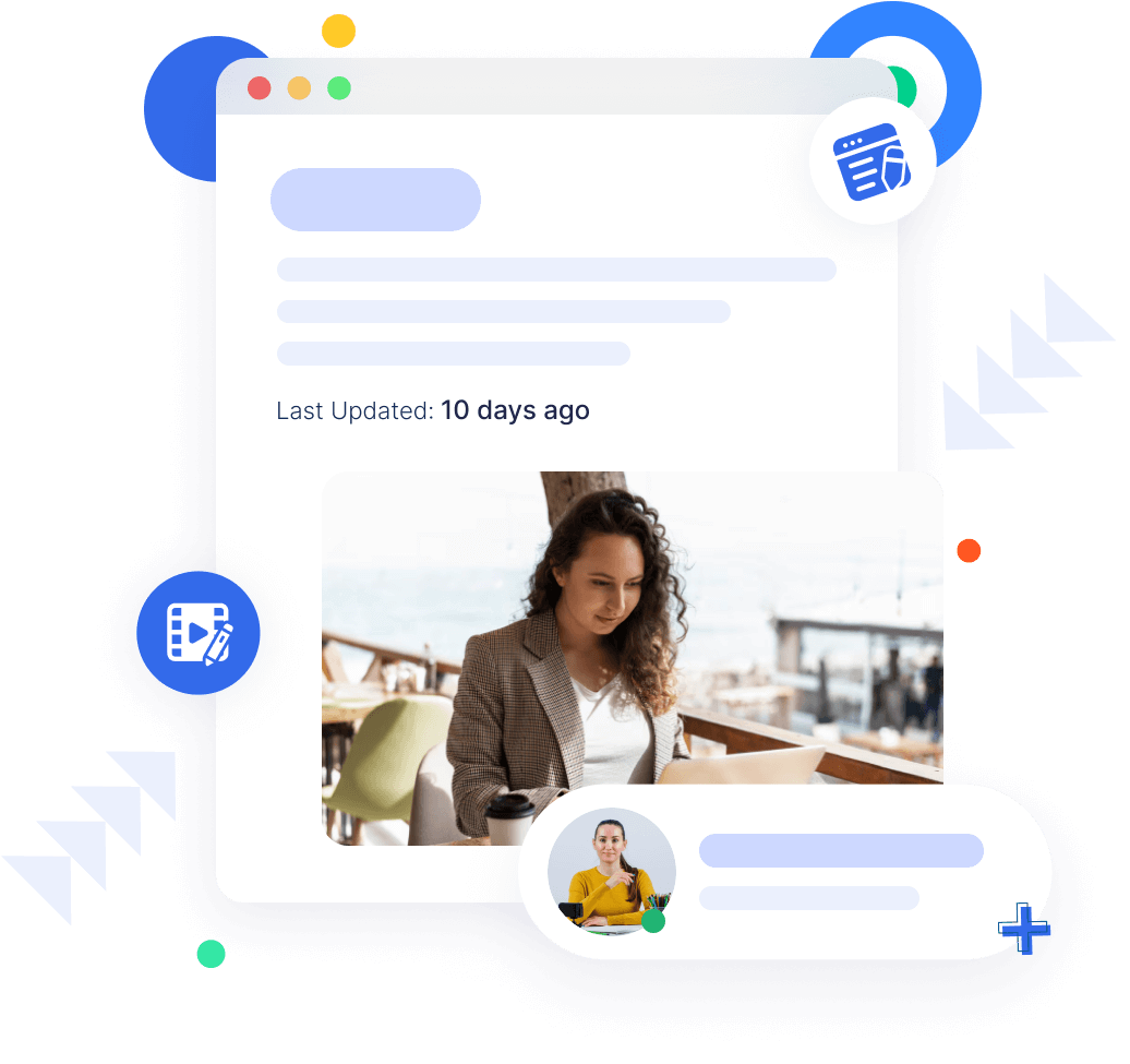 Course Content Rich Text Web Page