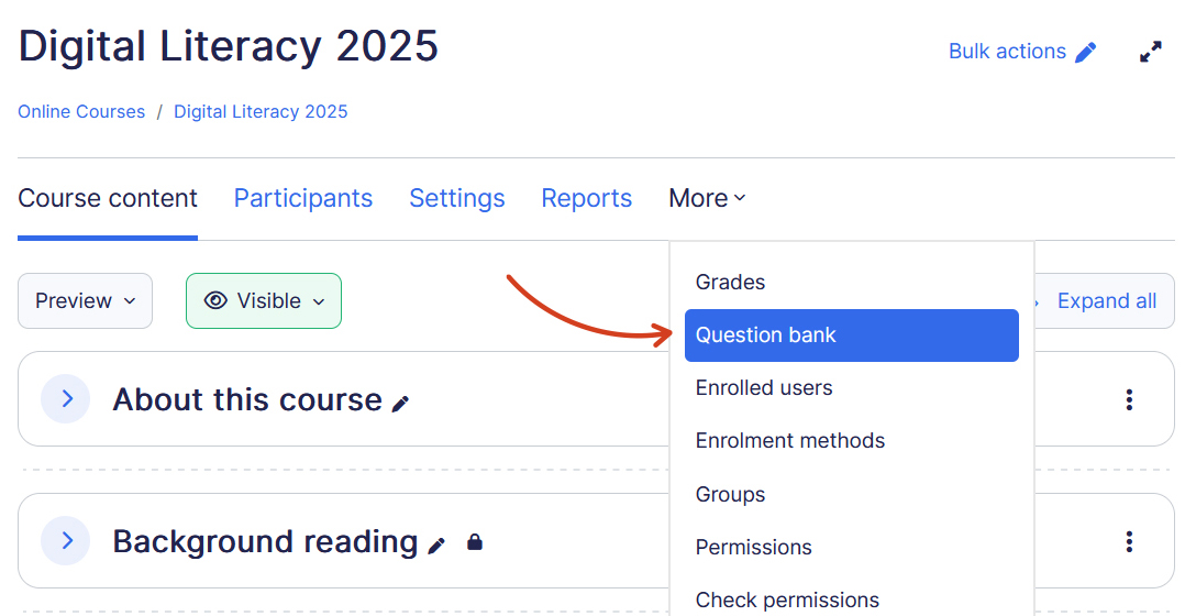 doc question bank course level