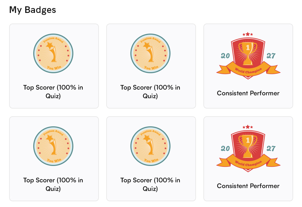 Learner theme 2025 - Badges