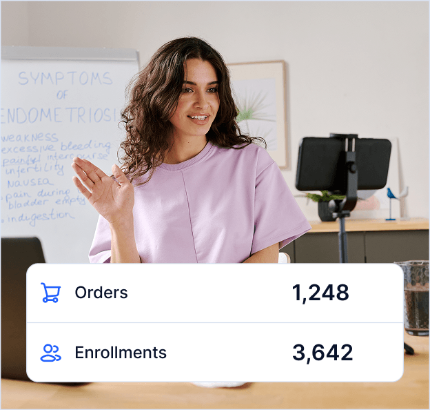 Manage course orders and learner enrollments in one system